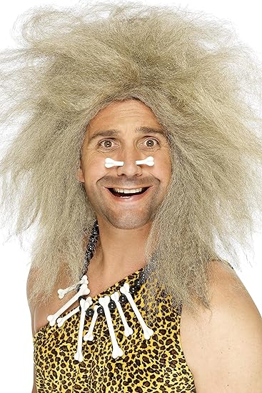Amazon Com Smiffys Crazy Caveman Wig Clothing