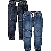 Simple Joys by Carter's Baby Boys' 2-Pack Pull on Denim Pant