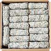 Blue River Sage 20 White Sage Smudge Sticks 4 Inch - Sustainably Grown Sage Bundles for Smudging, Cleansing Home Office, & Ceremony