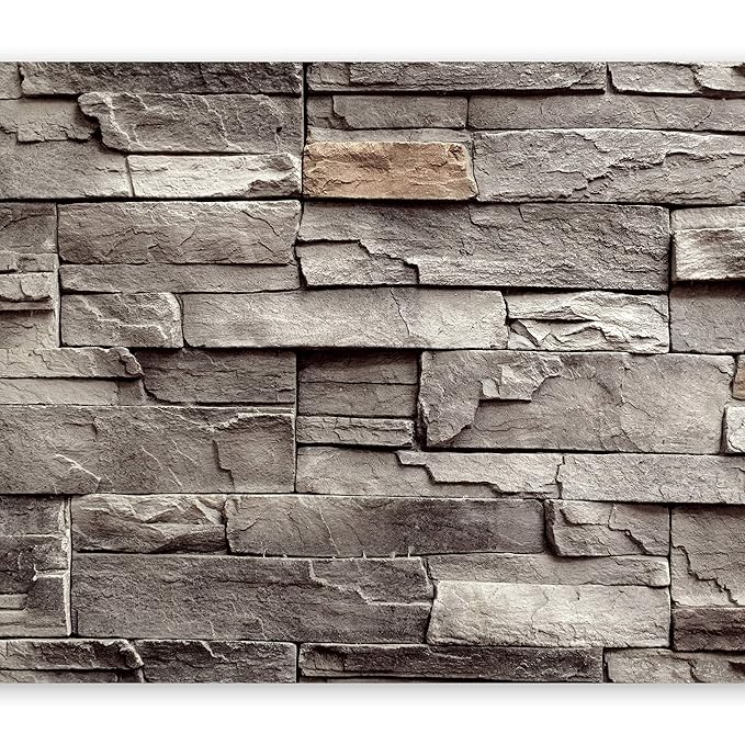 murando - Fototapete Steine 400x280 cm - Vlies Tapete - Moderne Wanddeko - Design Tapete - Wandtapete - Wand Dekoration - Ste