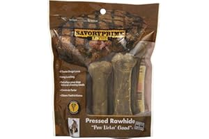 Savory Prime Pressed Rawhide Bone (6 Pack)