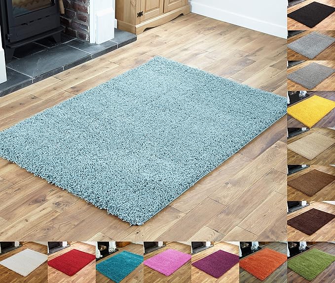 Everest 5cm Thick Pile Shaggy Modern Area Rugs Small to Large Rugs