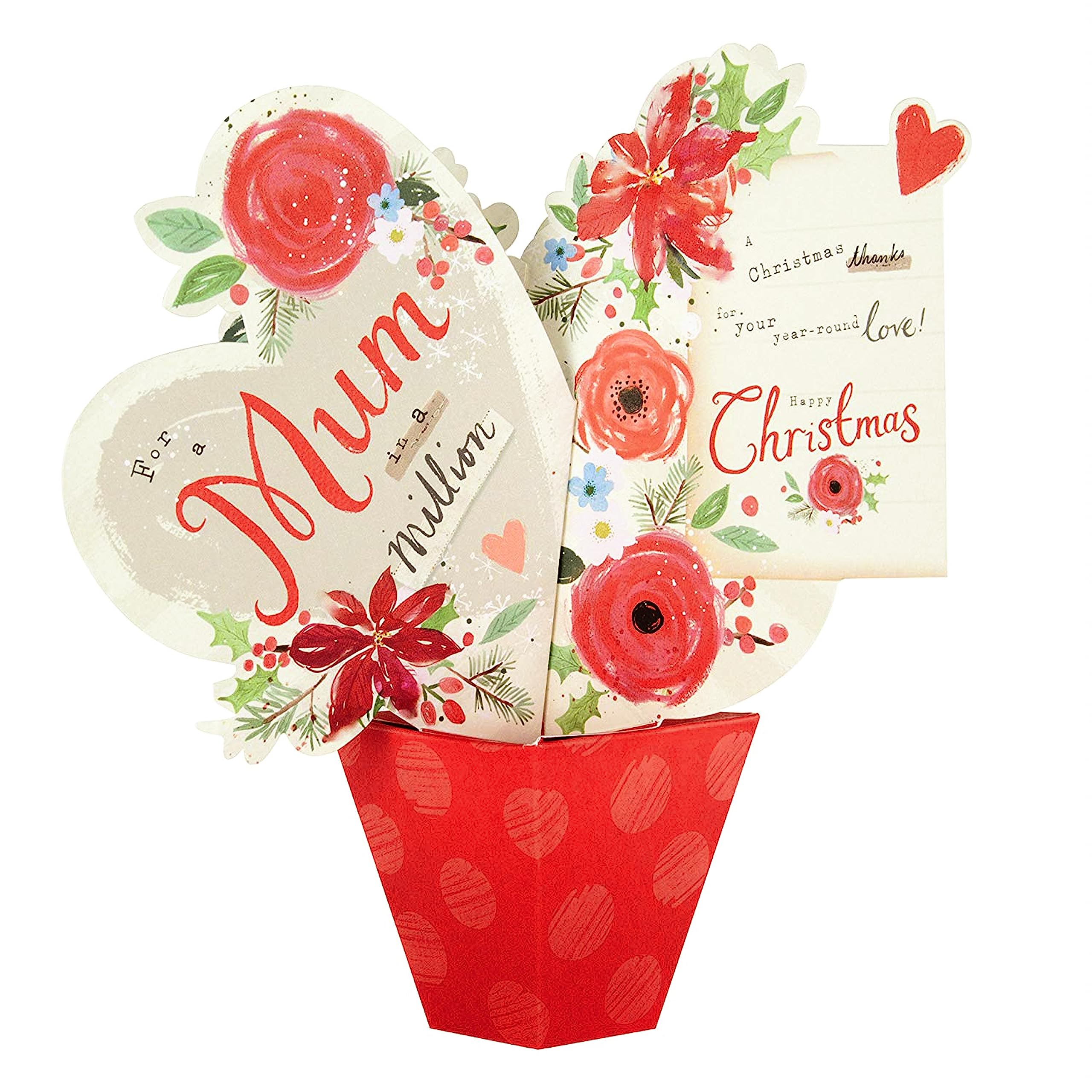 Hallmark Christmas Card for Mum - 3D Pop-Out Design