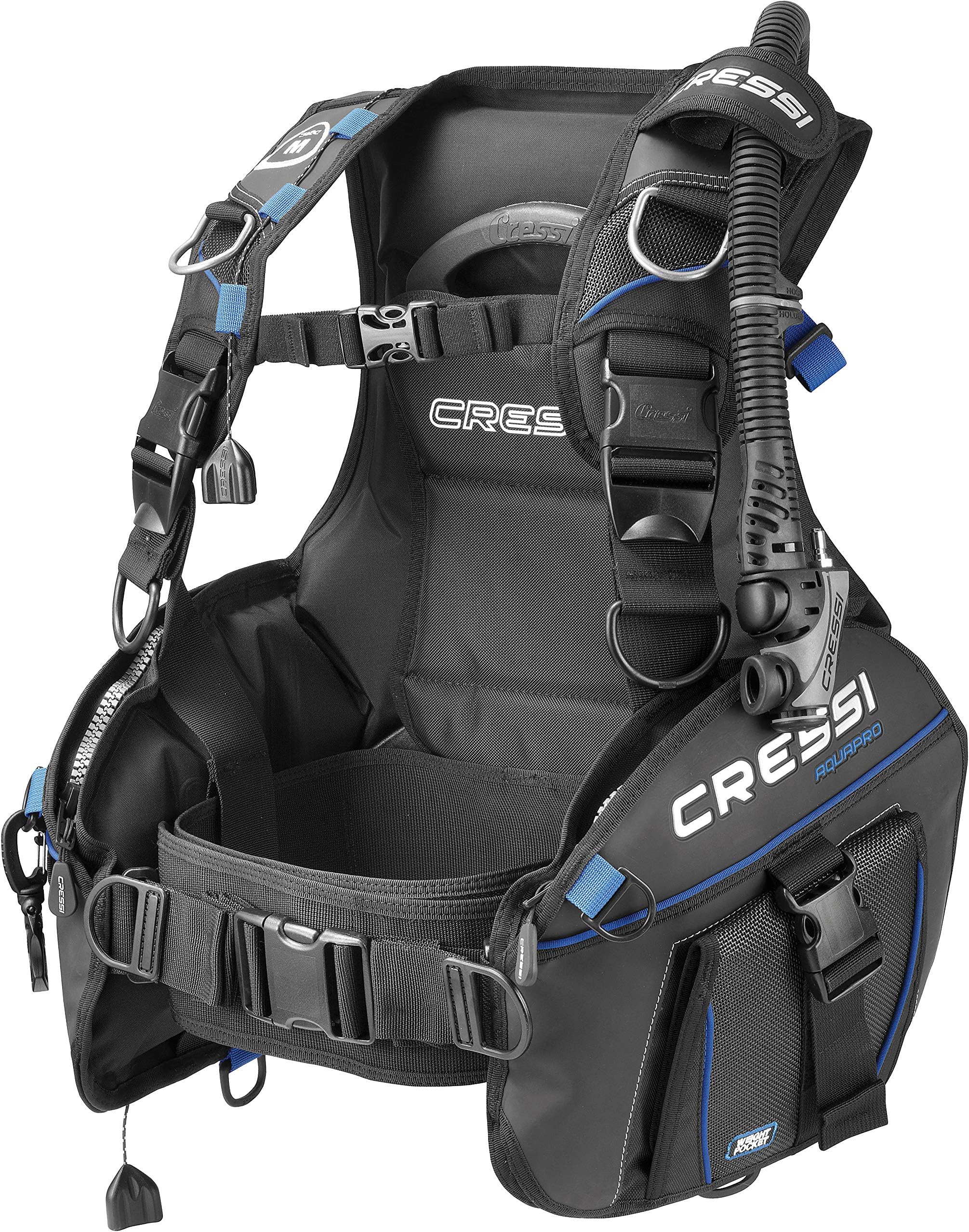 Cressi Scuba Diving Buoyancy Compensator Device Fully Accessorized, Designed for Intense Use | Aquapro: Designed in Italy