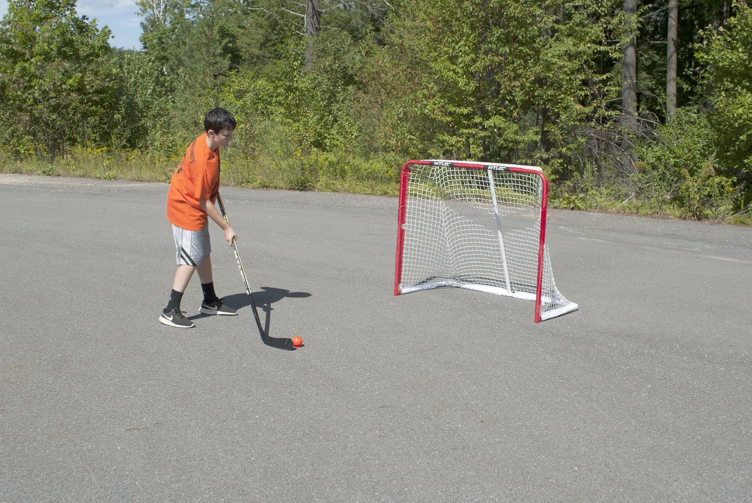 Mylec All Purpose Steel Goal, Red : Hockey Nets : Sports & Outdoors