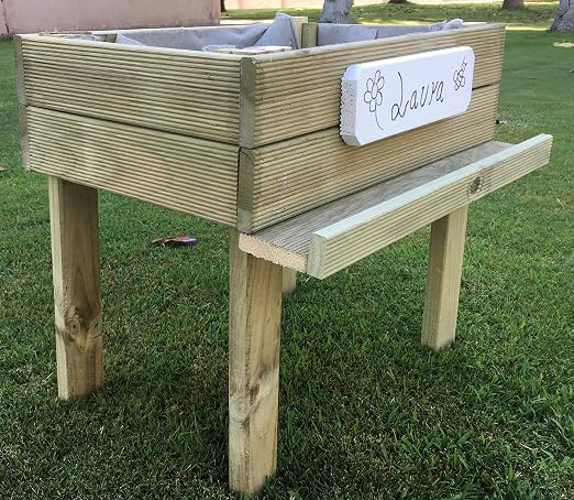 AD servicios Mesa de Cultivo (huerto Urbano) Kit Infantil 60 x 40 ...