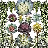 caqpo Artificial Succulents - 15 Pack - Premium Unpotted Succulent Plants Artificial - Realistic Textured Succulents - Fake Succulent Plants for DIY - Feaux Faux Cactus Plant Bulk