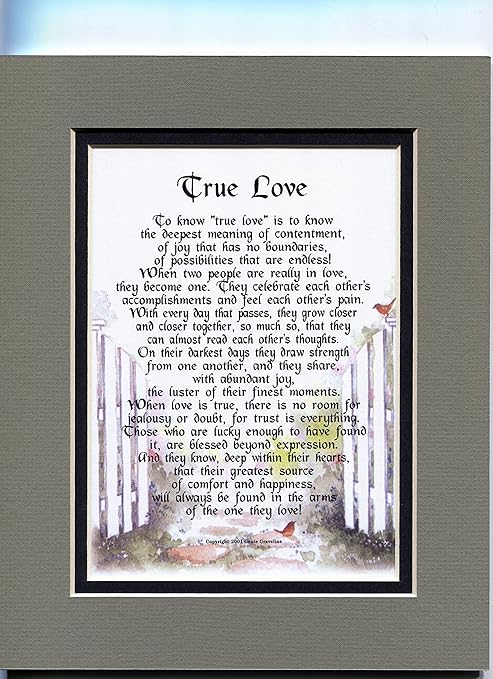 Genie S Poems Un Regalo Per Fidanzati O Fidanzata True Love 81 Regalo Di Fidanzamento Proposta Di Matrimonio Amazon It Casa E Cucina