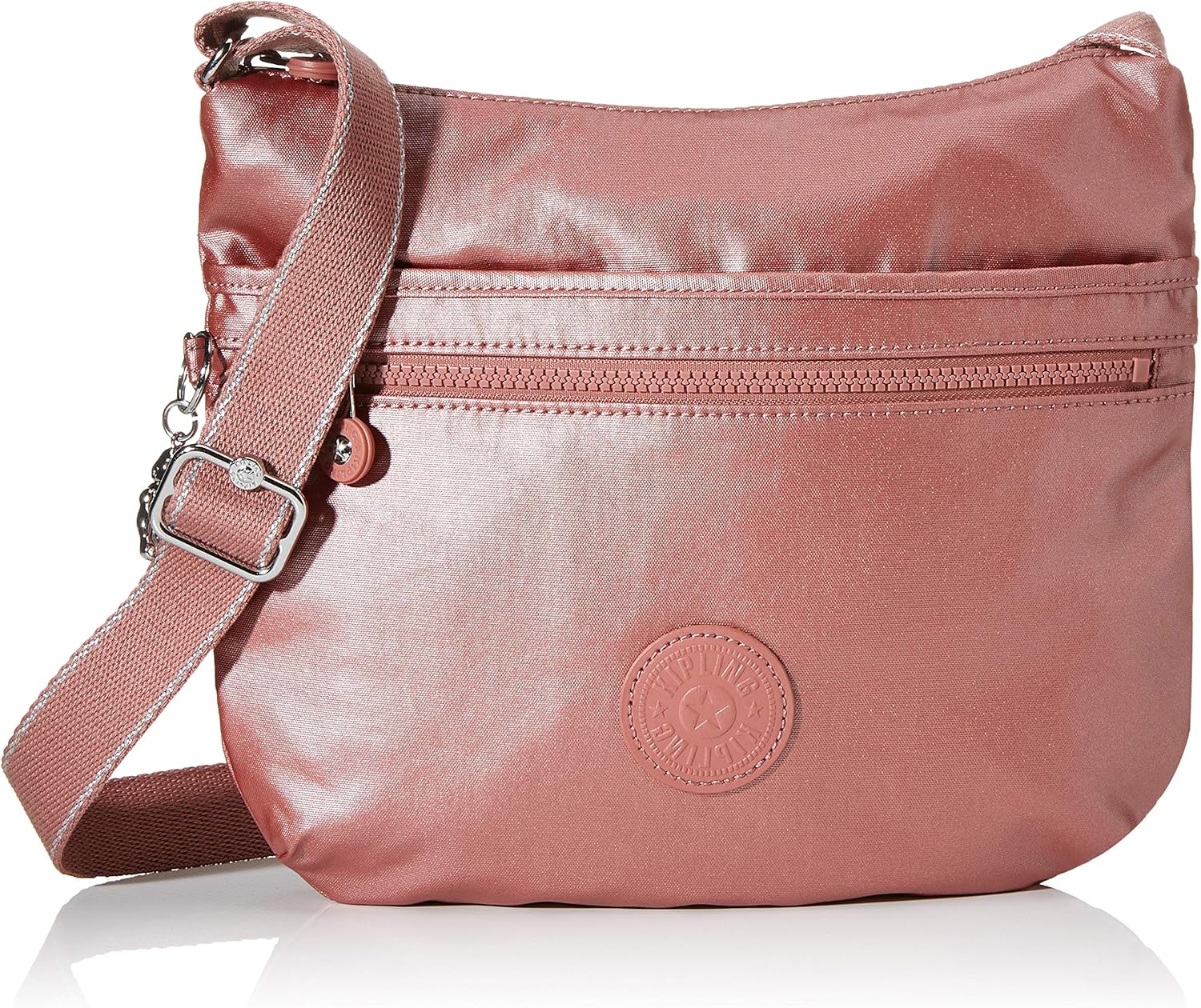 Kipling Sabo Women’s CrossBody Bag, Red (Metallic Rust), 29x26x4