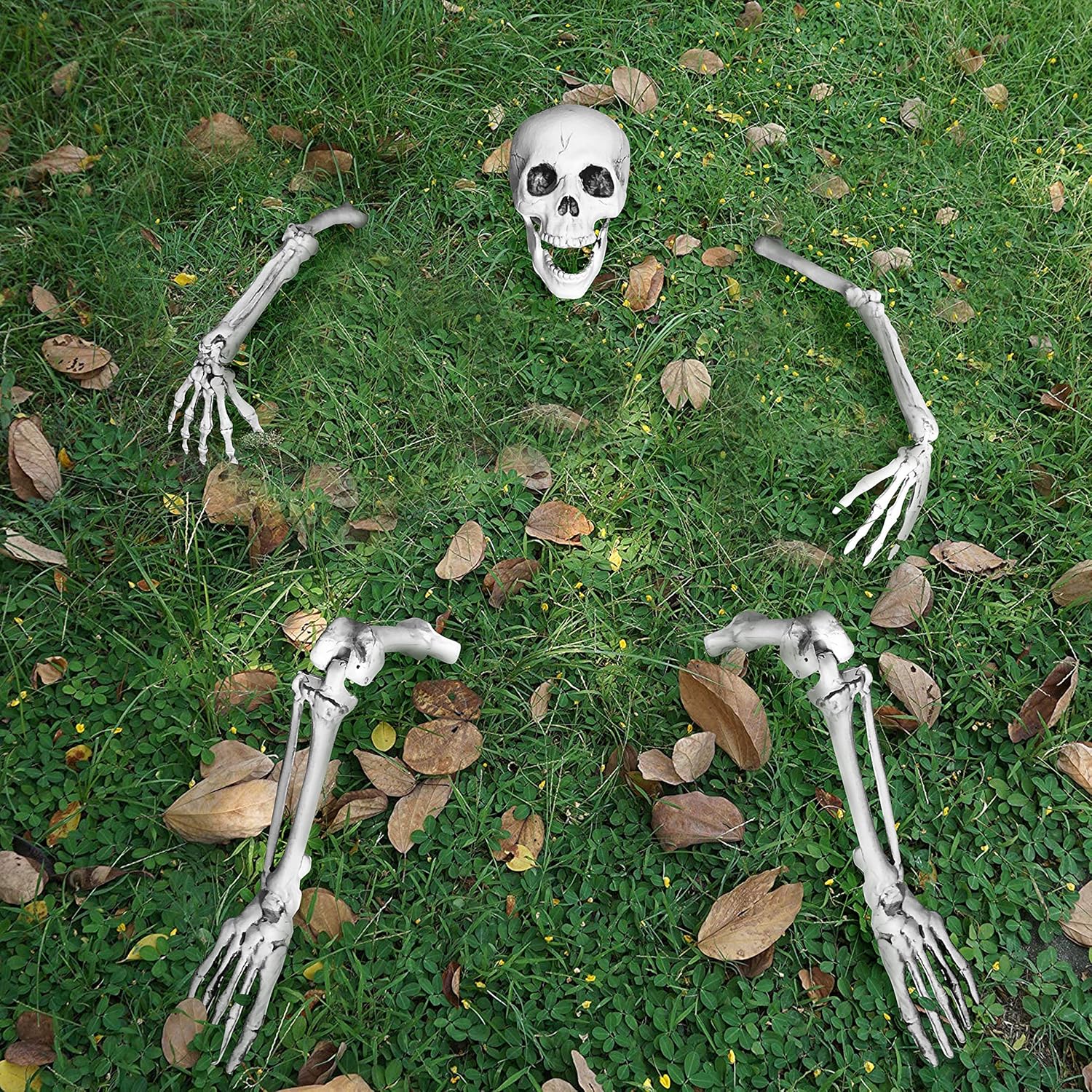 JOYIN Life Size Groundbreaker Skeleton Stakes for Halloween Yard Decorations: Garden & Outdoor