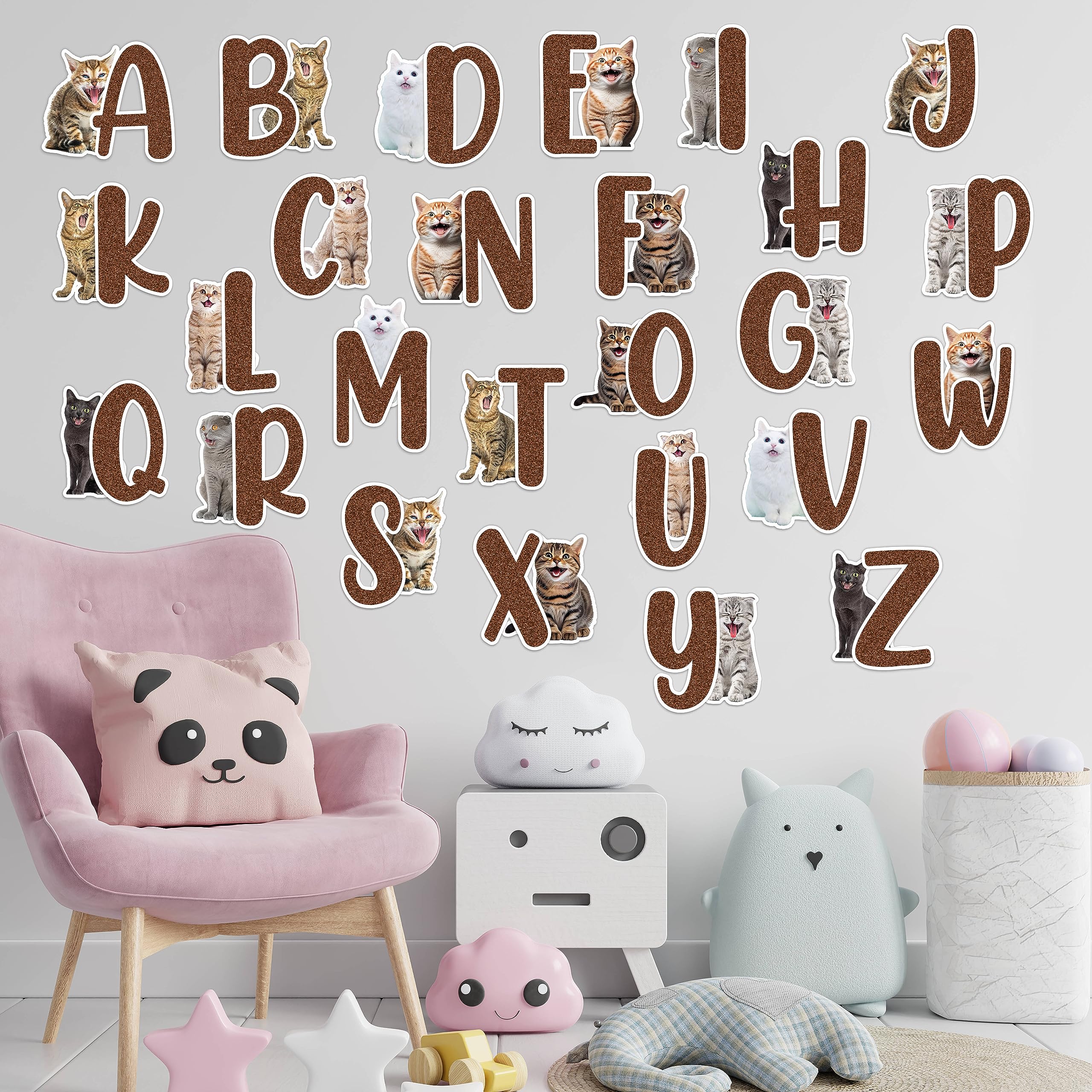 Seyal® Cat Alphabets Wall Sticker