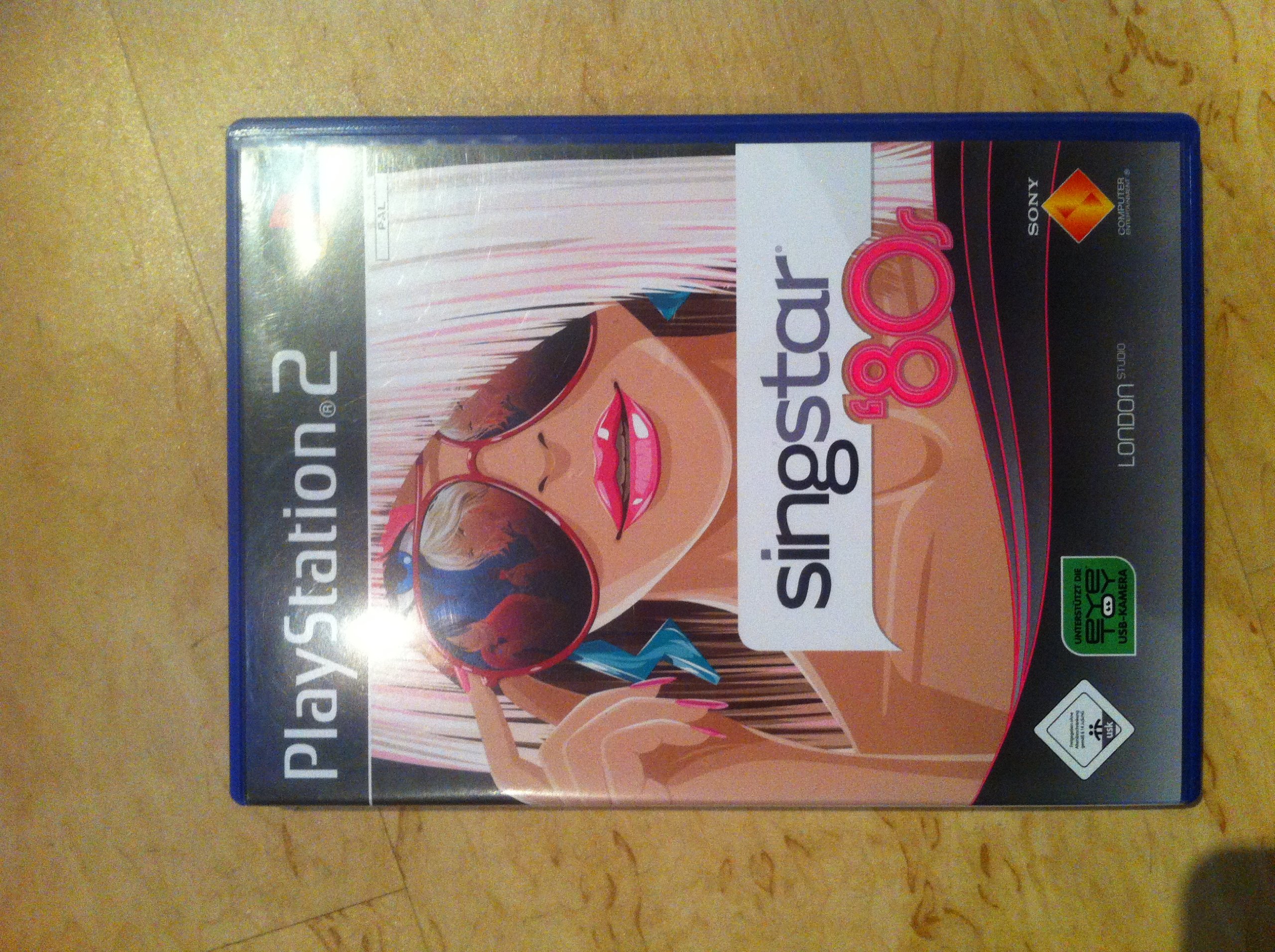 PS2 Game SingStar 80's