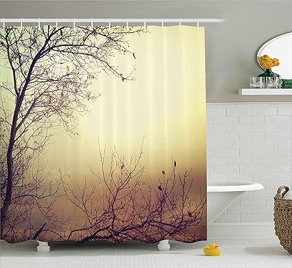 Bath Shower Curtains Old Twisted Tree Fabric Shower Curtain Extra