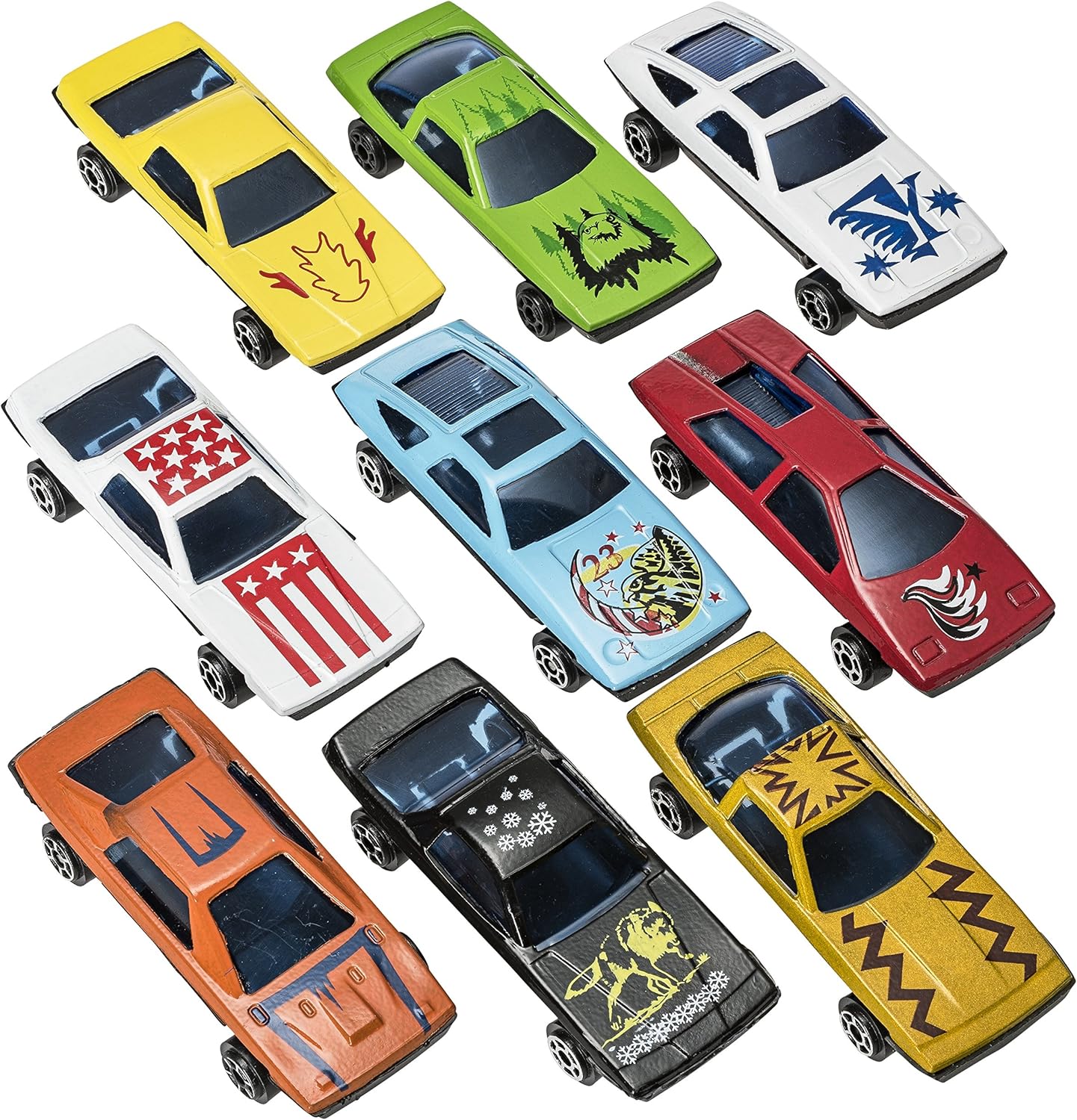 100 toy cars