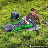 Trail Outdoor Leisure Trail Envelope Sleeping Bag Snug Hood 3 Season 190x75cm view 2