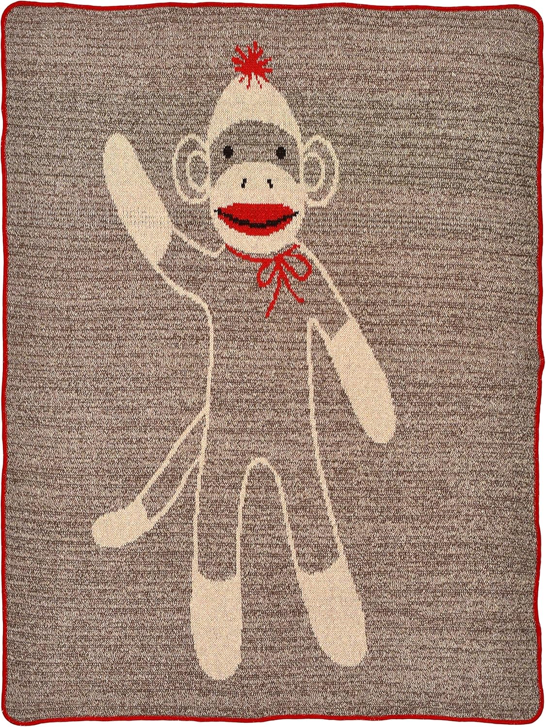 sock monkey blanket