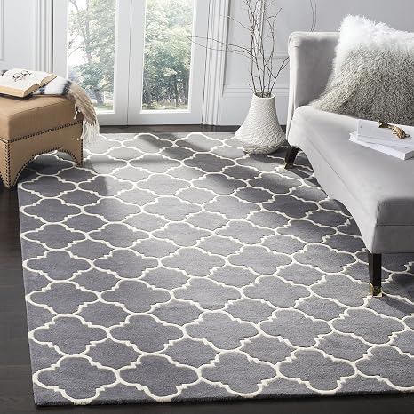 Safavieh Geometrisch Gemusterter Teppich Cht717 Handgetufteter