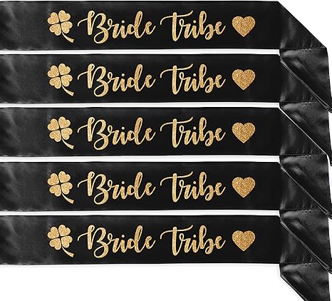 Amazon Com Bachelorette Party Bridal Sash White Pink And Black