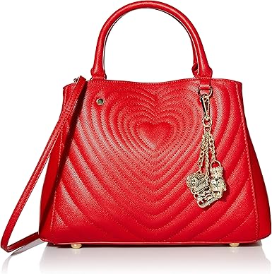 betsey johnson quilted heart satchel