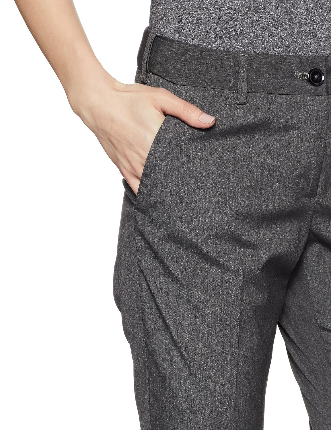 park avenue woman solid trouser suit