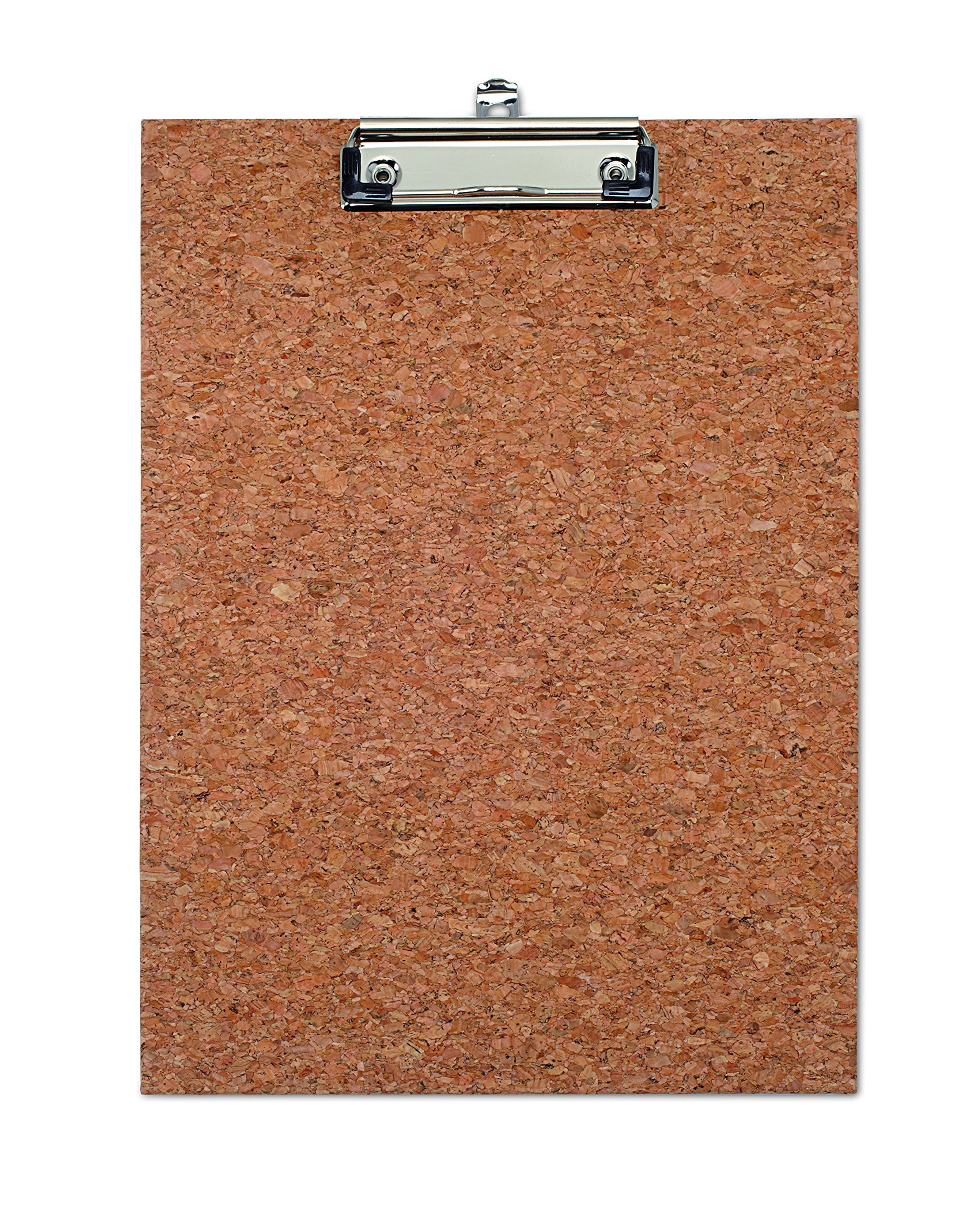 MAUL Clipboard Maulcork, Clipboard, Din A4 Portrait, Natural Cork, Stable Cardboard Core, 8 mm Clamping Width, 2393073