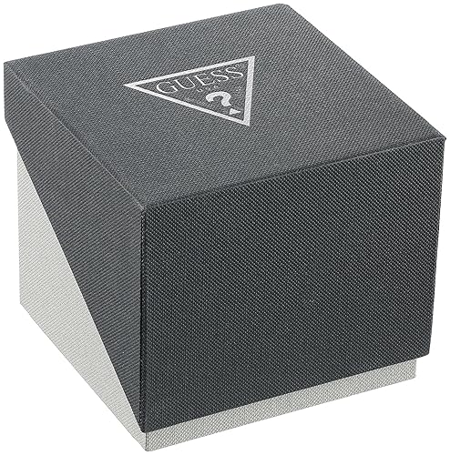 GUESS Stainless Steel Black Chronograph Bracelet Watch with Date