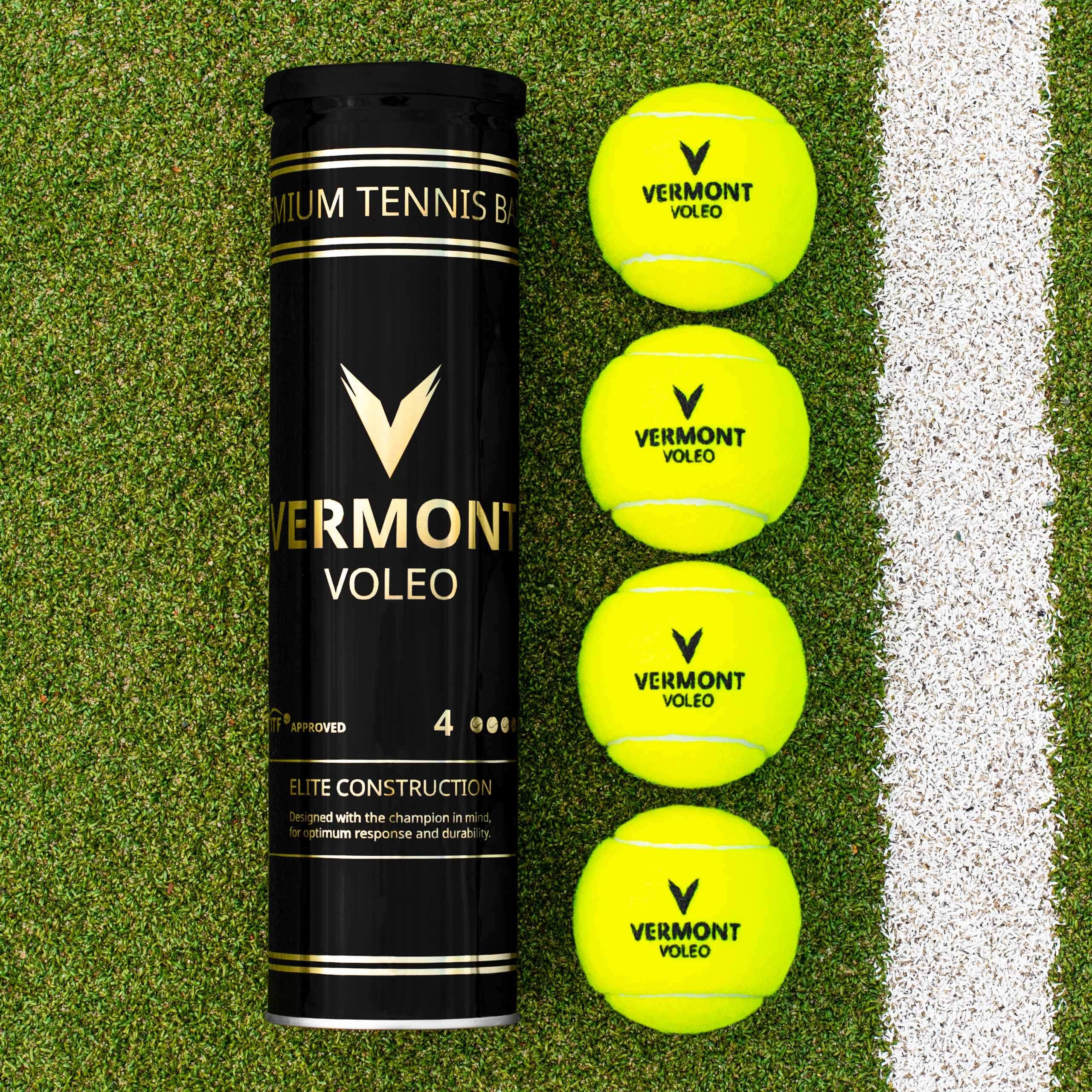 Vermont Voleo Tennis Balls [ITF Approved] | Tournament Grade Tennis Balls – Bulk Buy Balls