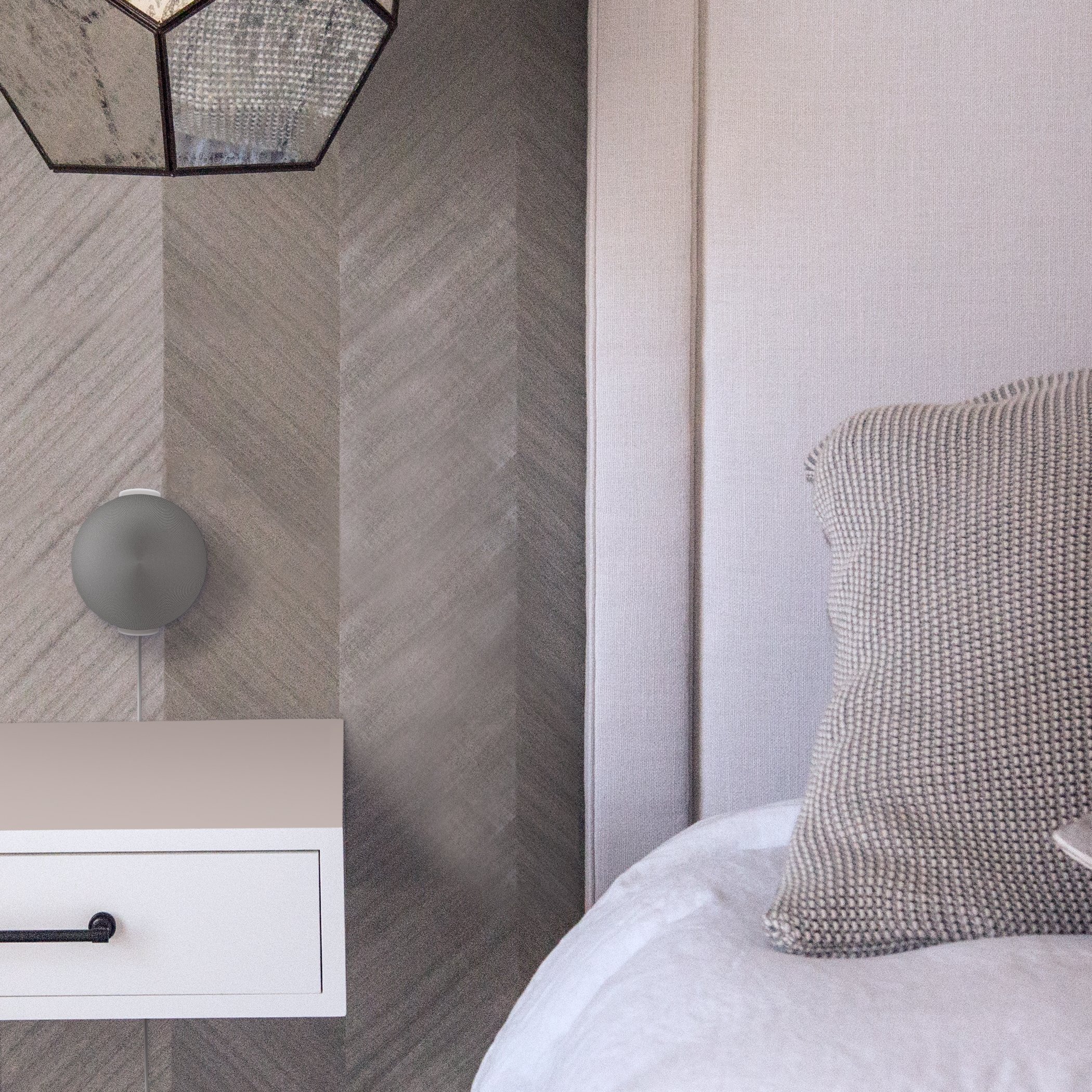 Incipio Secure Home Wall Mount Wandhalterung für Google Home Mini - weiß [Google zertifiziert I Einfache Montage] - GG-036-WHT