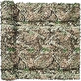 GRVCN Camo Netting Camouflage Net, Bulk Roll Sunshade Mesh Nets for Hunting Blind Shooting Military Theme Party Decorations