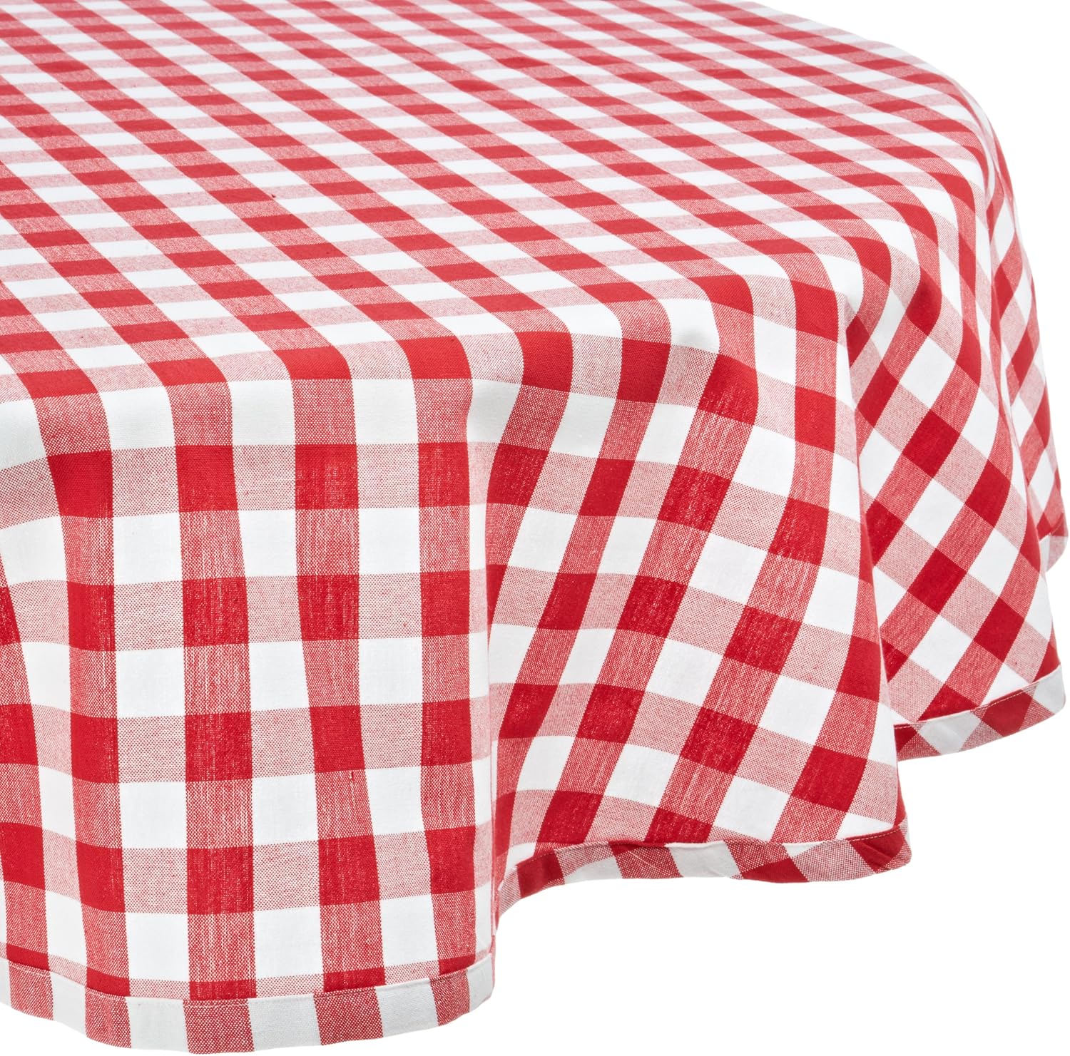 Best table cloth red round cotton