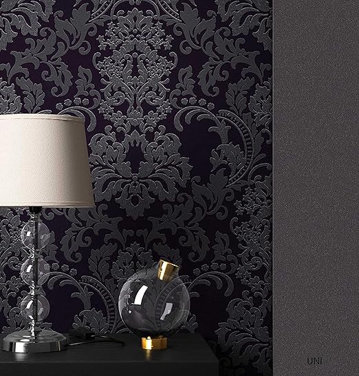 Newroom Barocktapete Tapete Schwarz Ornament Barock Vliestapete Vlies Moderne Design Optik Barocktapete Wohnzimmer Glamour Inkl Tapezier Ratgeber Amazon De Baumarkt