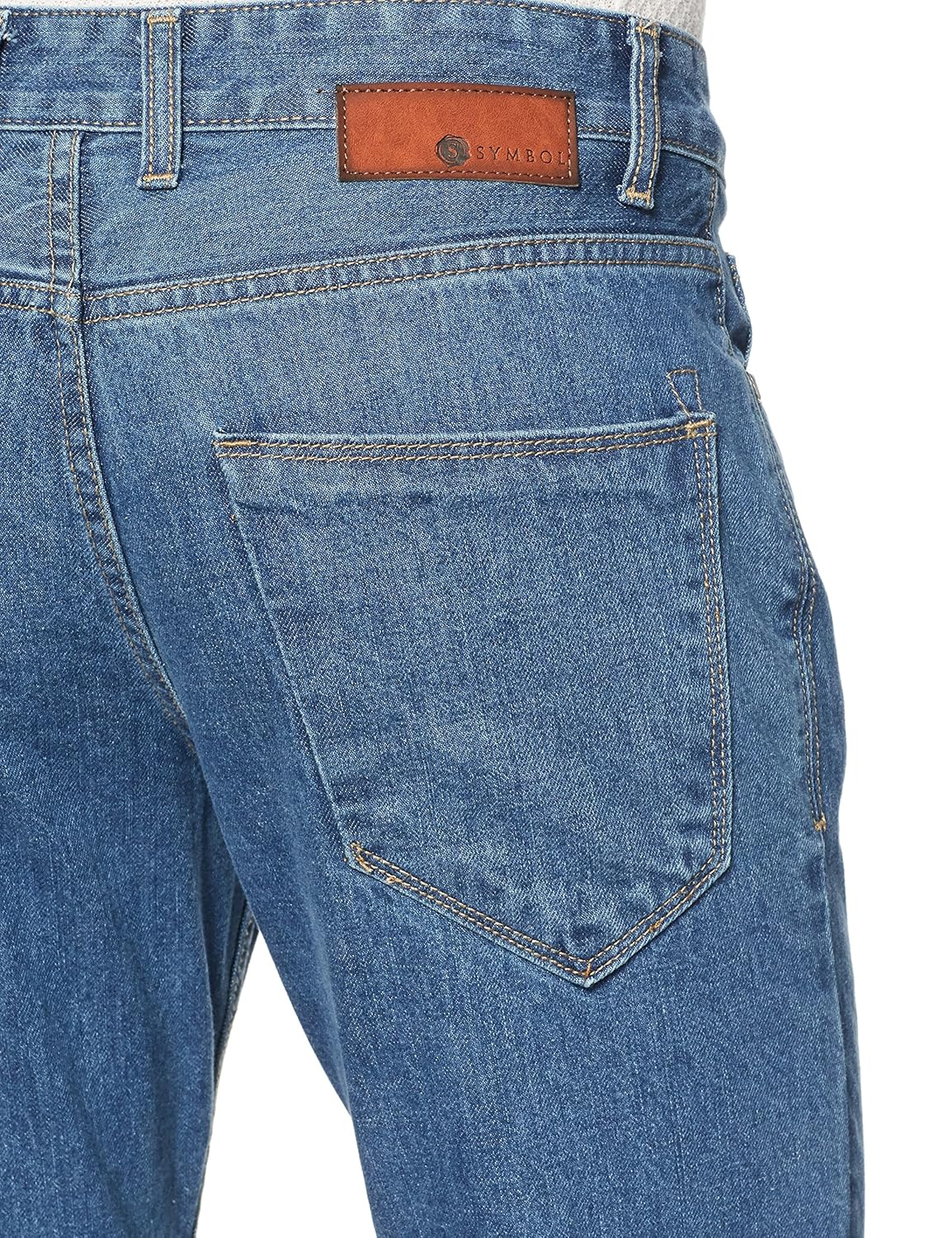 symbol amazon brand men's relaxed fit jeans