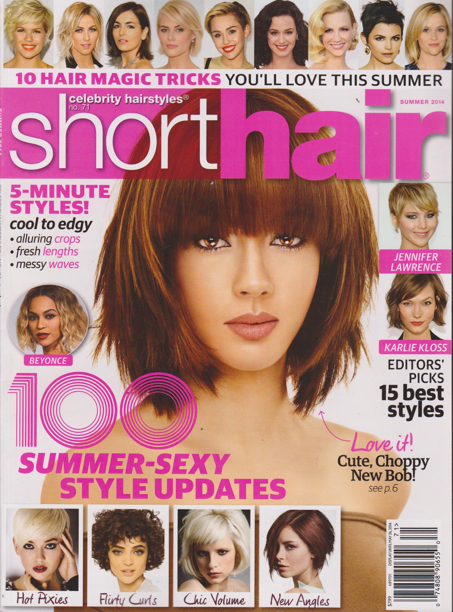 Celebrity Hairstyles 71 Short Hair Magazine Summer 2014 Amazon