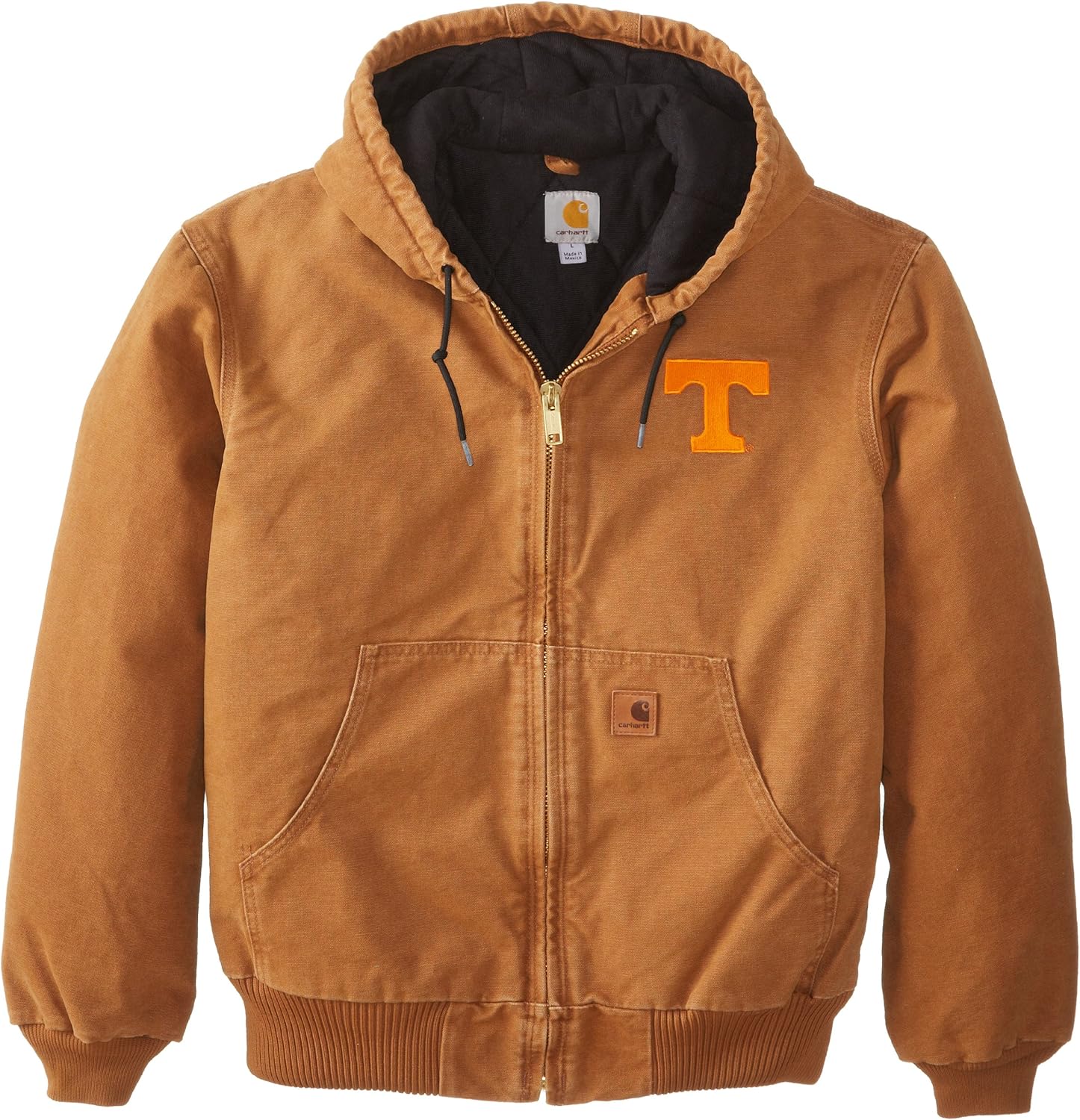 NCAA Tennessee Volunteers Men's Quilted Flannel Lined Sandstone Active Jacket