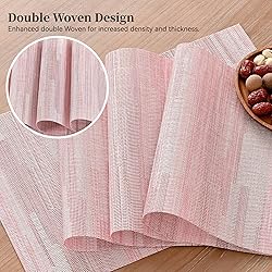 Leetaltree Misty Rose Placemats Set of 6 - Heat