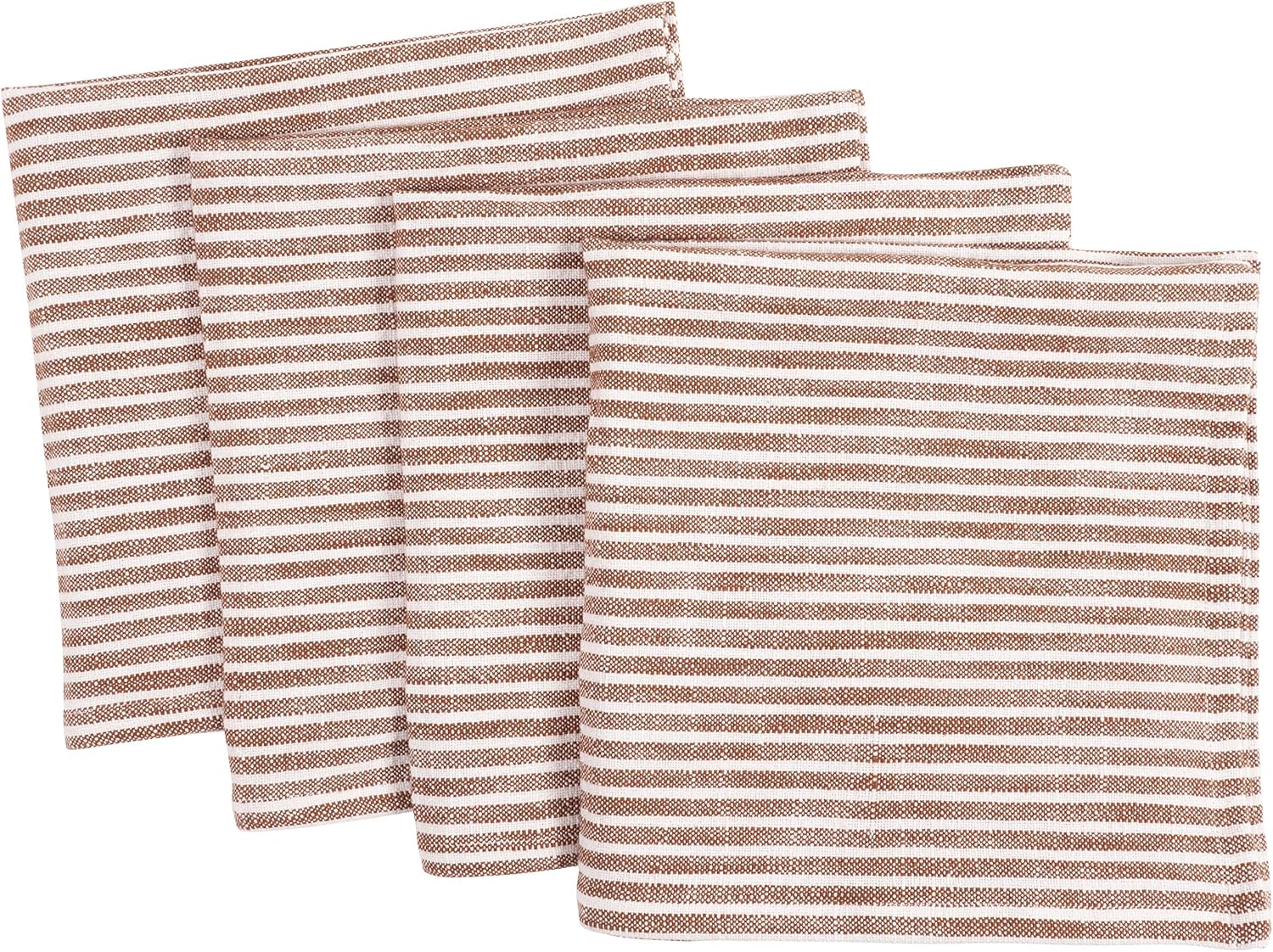 KAF Home Monaco Relaxed Casual Farmhouse Napkin | Set of 4, 100% Slubbed Cotton, 20x20 Inch Cloth Napkins | for Entertaining and Everyday Use (Mineral Green): Home & Kitchen