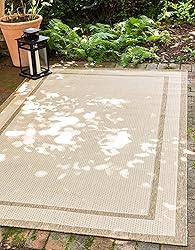 Unique Loom Outdoor Border Collection Area Rug