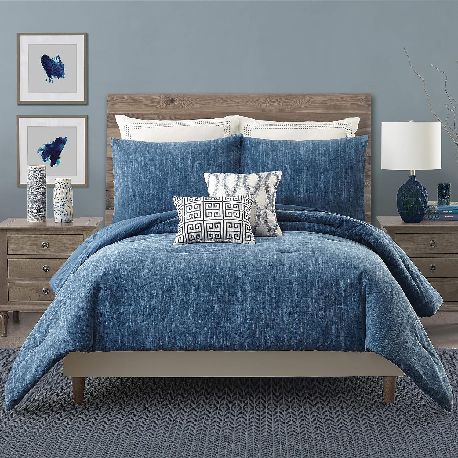Linen Ayesha Curry Natural Instincts Double Cloth Comforter Full