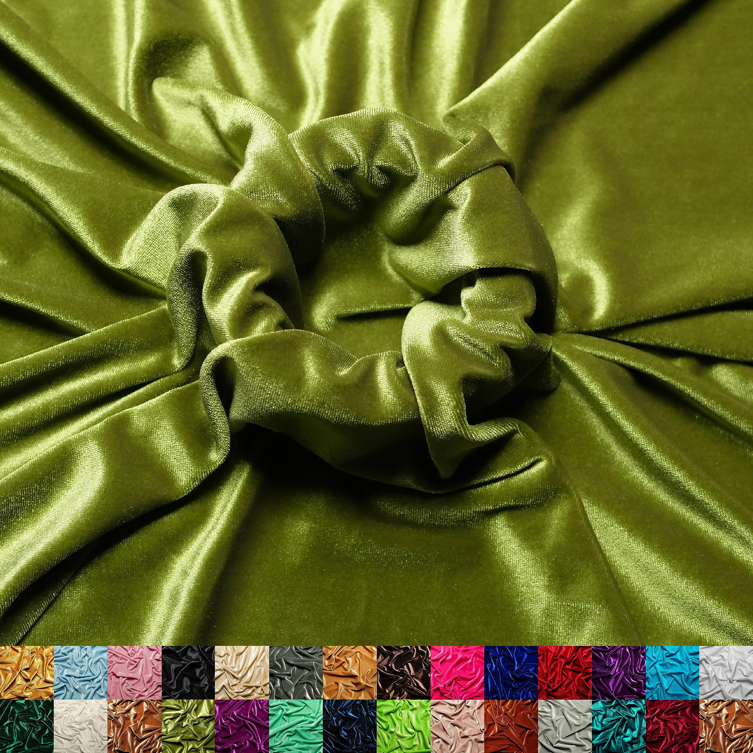 Ice Fabrics Stretch Velvet Fabric by The Yard