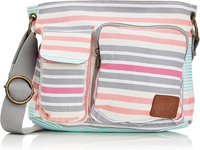 Animal Womens Davina CrossBody Bag LU5SG313 Grey Amazon.co.uk Shoes