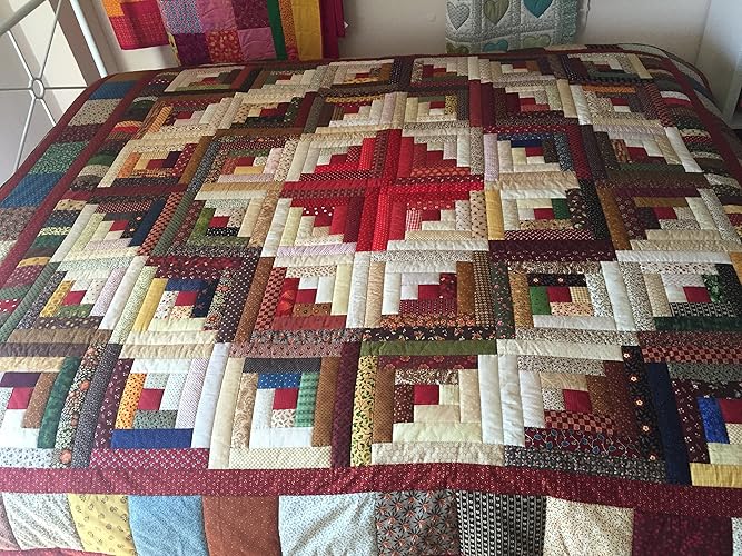 Amazon Com Handmade Traditional Country Rustic Patchwork Quilt
