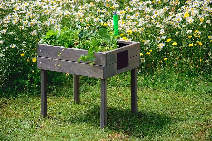 dobar Pizarra de Tiza, pequeño Hierbas Bancal para la terraza y el ...