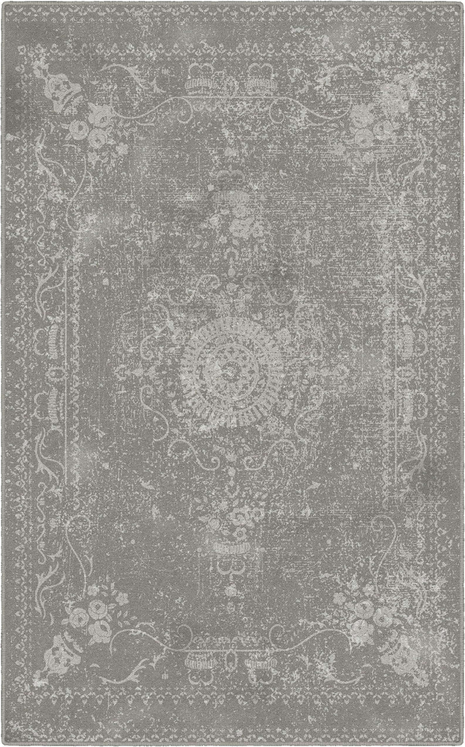 Brumlow Mills Neutral Home Indoor Area Rug with Distressed Persian Print Pattern for Living Room Decor, Dining Room, Kitchen Rug, or Bedroom Carpet, 2'6" x 3'10", Beige