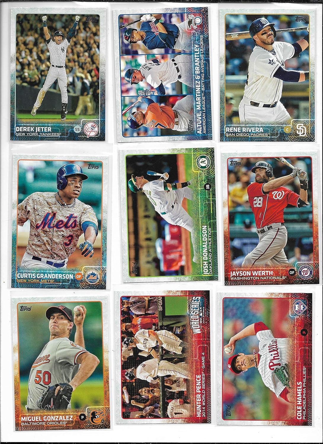2015 Topps Baseball Complete 700 Card Hand Collated Set No