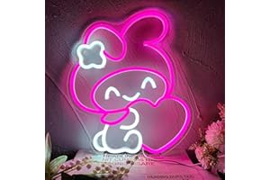 JOSEBRU Melody Neon Sign Anime Neon Sign for Wall Decor Janpanese Neon Light for Bedroom Wall Decor Game Room Decor Livingroom Decor for Kids, Anime Gifts for Teens (Melody)
