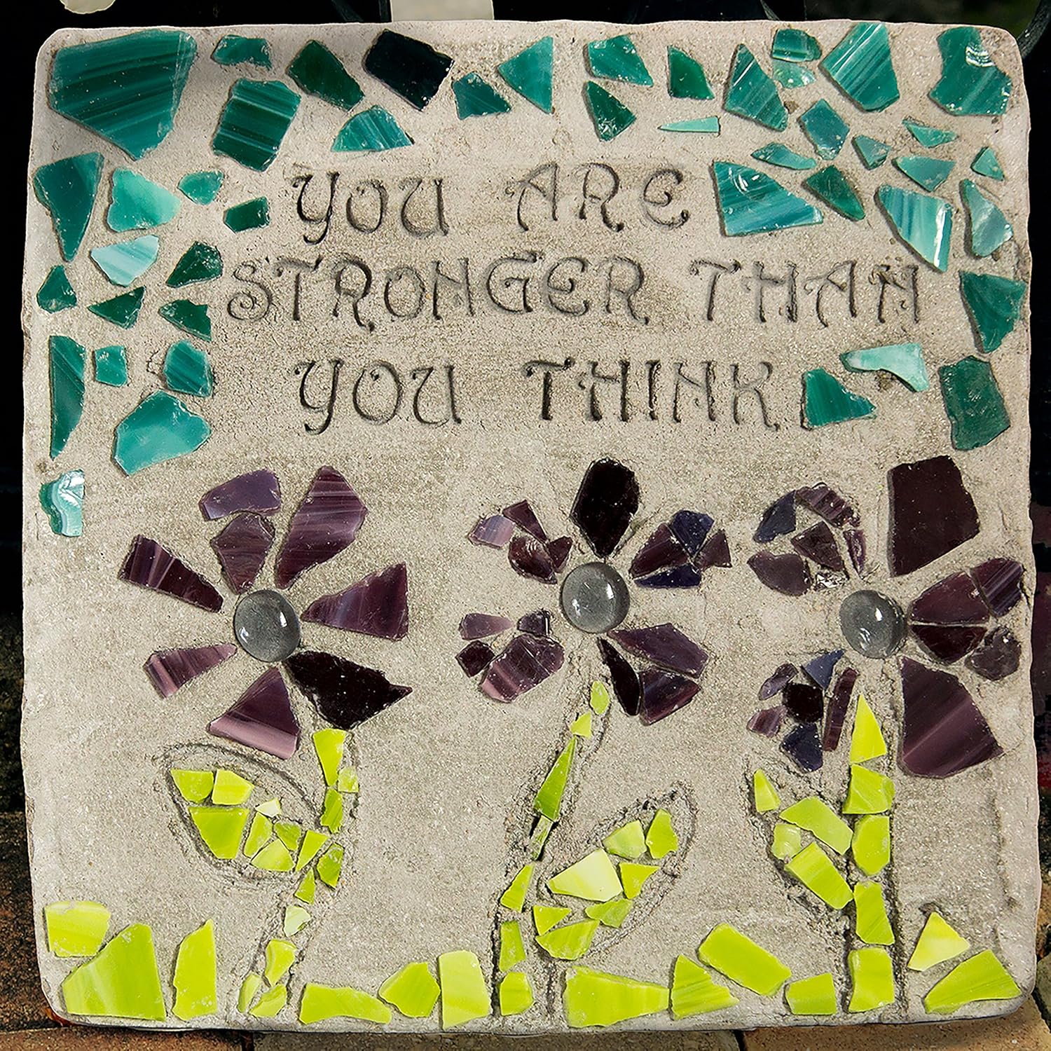 Hardscaping Materials - Midwest Products Co. Milestones Decorative Inspiration Stepping Stone Kit for Flower Beds, Gardens, and Walkways - 901-11279