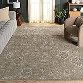 SAFAVIEH Area Rug 8x10 - Vintage Overdye Collection - Large - Green & Grey, Non-Shedding & Easy Cleaning, Ideal for Living Ro