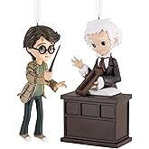 Hallmark Harry Potter and Garrick Ollivander Christmas Ornaments, Set of 2
