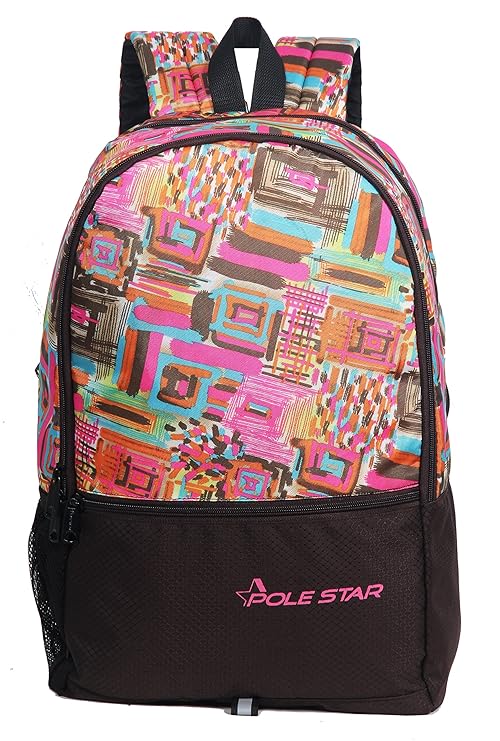 POLE STAR HERO 32 Lt Pink Brown Casual Backpack I bagpack