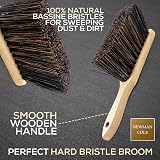 Newman and Cole Natural Wooden Hand Brush Stiff Bassine Bristles view 2
